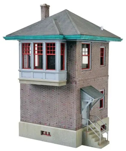 Walthers Cornerstone Part #2982  Railroad Block & Interlocking Station -- Kit - 2-7/16 x 3-1/8 x 4-7/8" 6.1 x 7.9 x 12.3cm