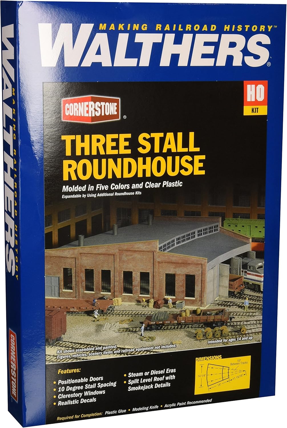Walthers Cornerstone Series Kit HO Scale Roundhouse