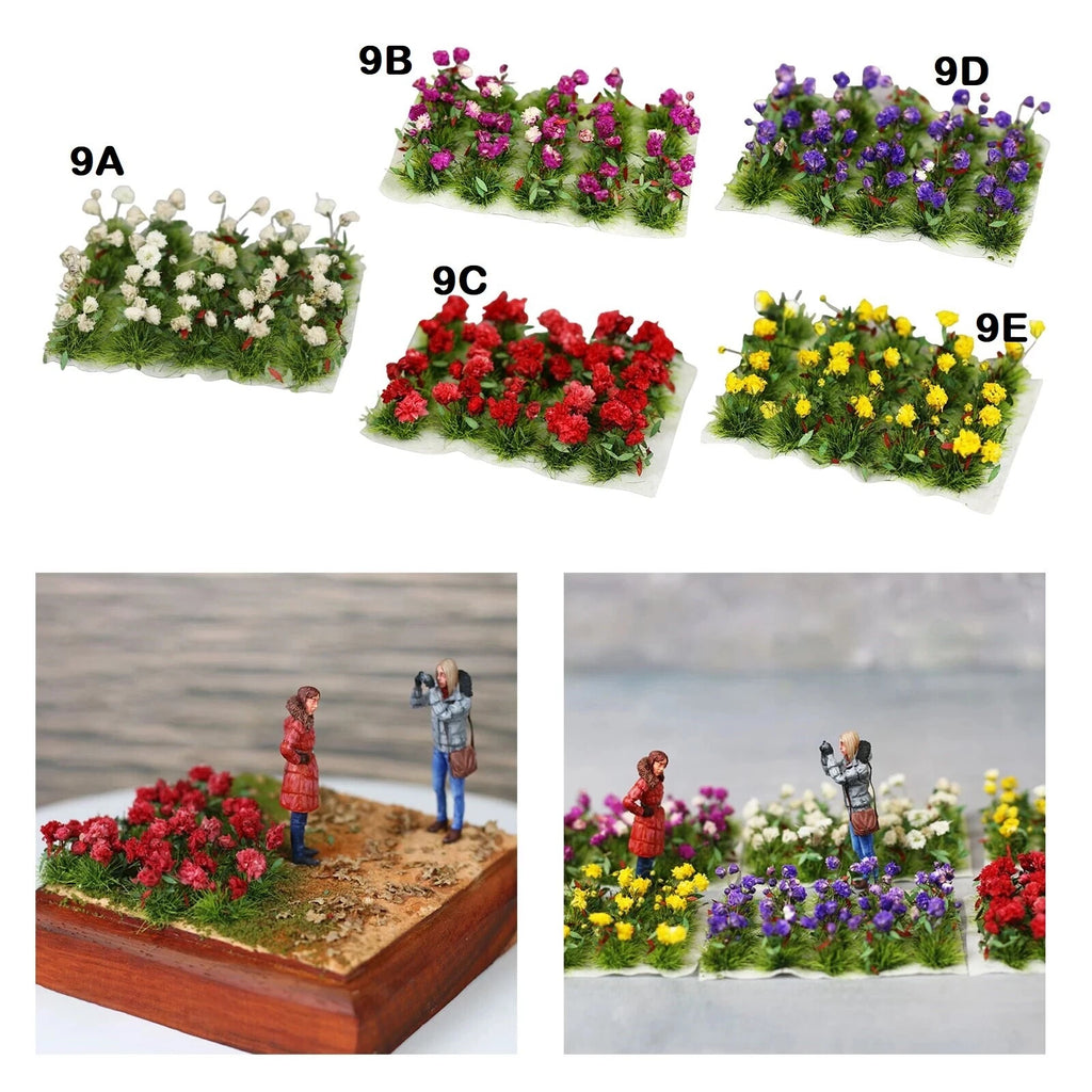 FLOWERING PLANTS 5 ASSORTED COLOURS YOUR CHOICE 20 /Pack 6-8 mm