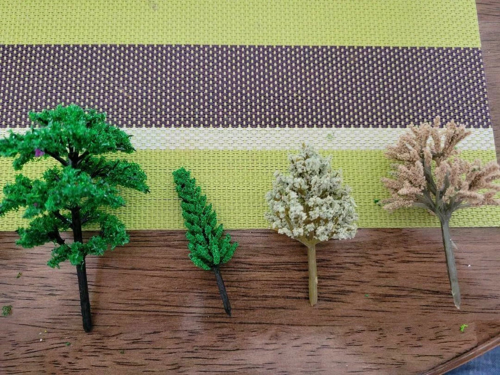 ASSORTED TREES 30/Bag Mixed wire/plastic 3CM -10 CM sizes