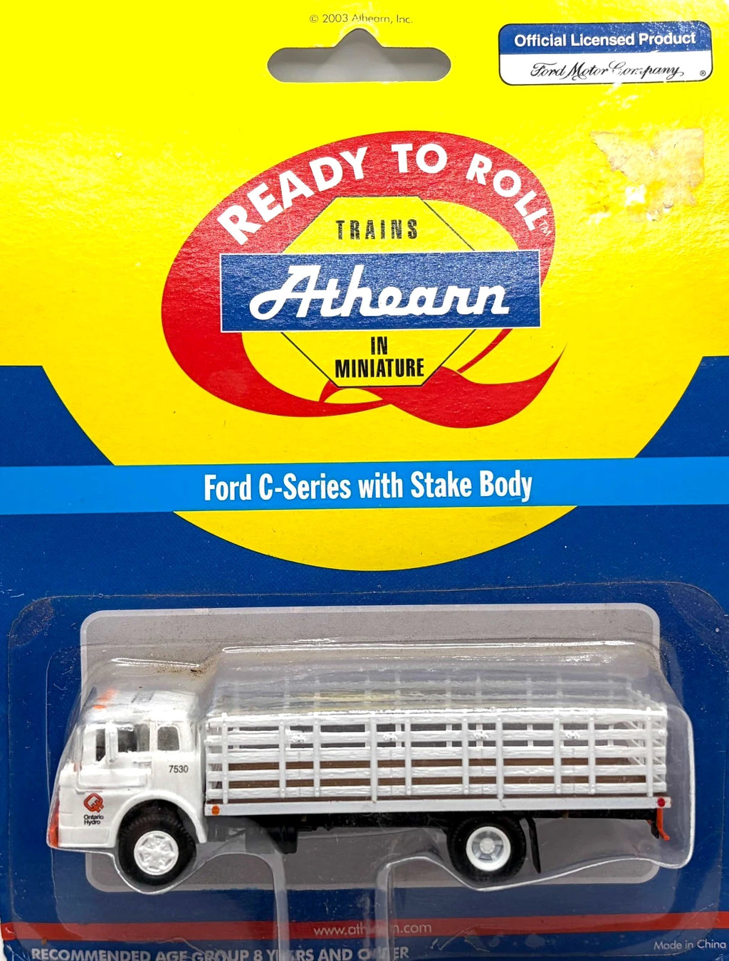 ATHEARN FORD C Series STAKE TRUCK HO SCALE  ONTARIO HYDRO