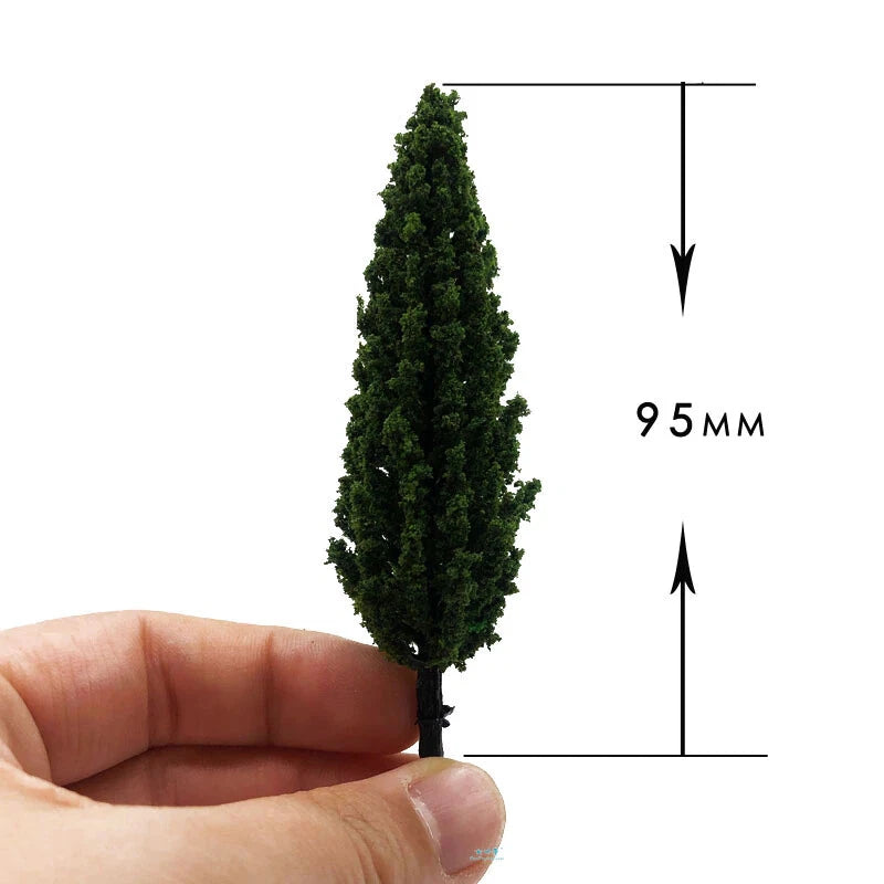 9.5CM Pine tree 3/Box Nice textured tree