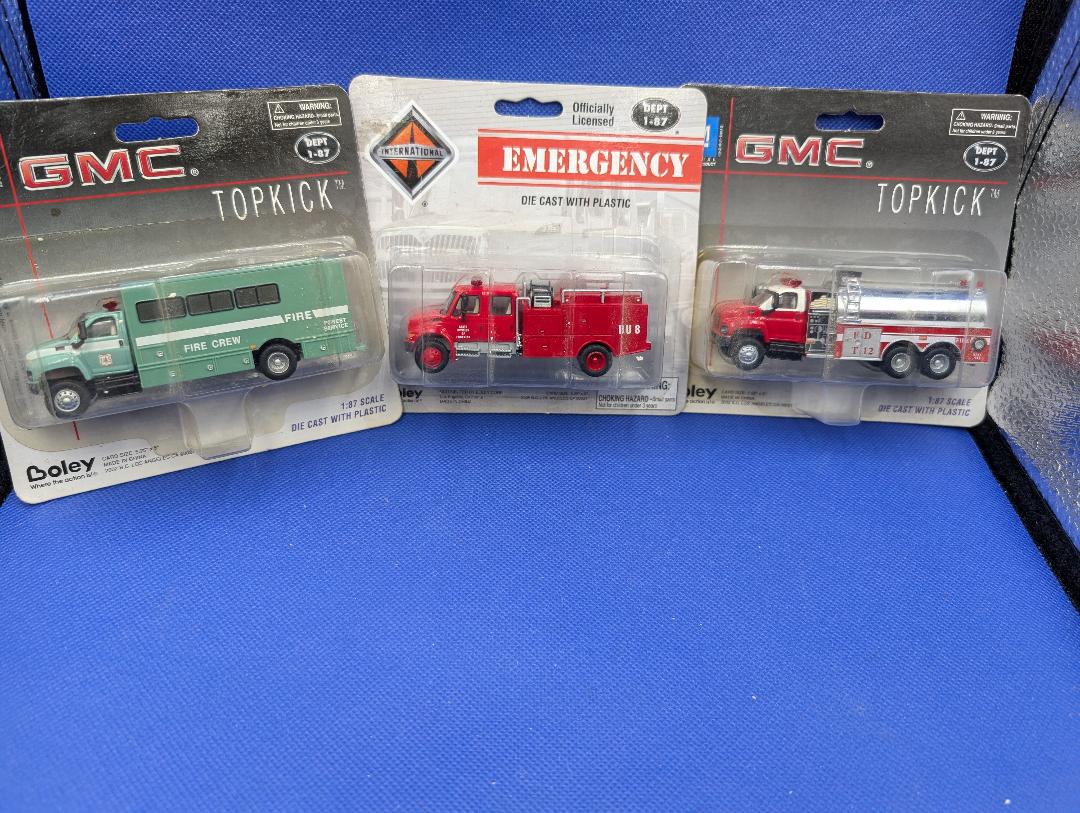 SALE!    BOLEY MIB  HO SCALE FIRE TRUCKS