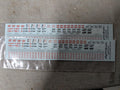 F-343 – Canadian Pacific MOW Vehicles  DECALS   HO Scale