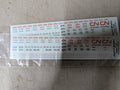 F-344 – Canadian National MOW Vehicles  DECALS        HO SCALE