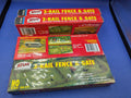 ATLAS HO SCALE 3 Rail Fence kits x 4 kits  ATLAS#777