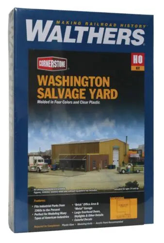 Walthers Cornerstone Part # 2928 Washington Salvage Yard -- Kit