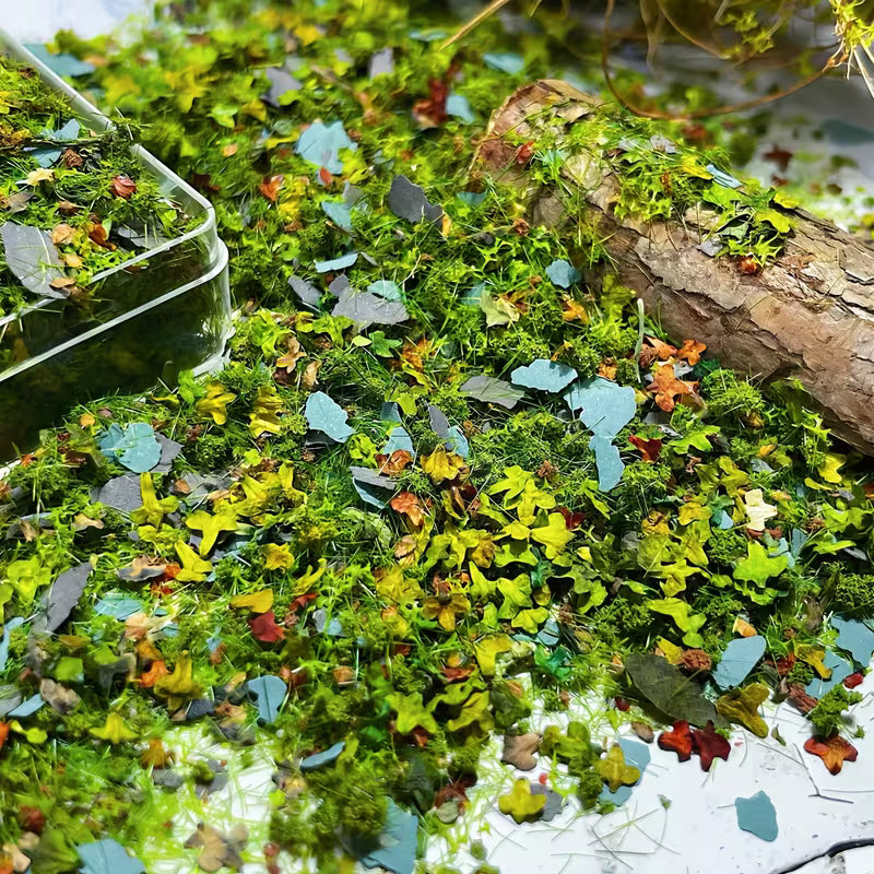 Falling leaves and Ground Cover material